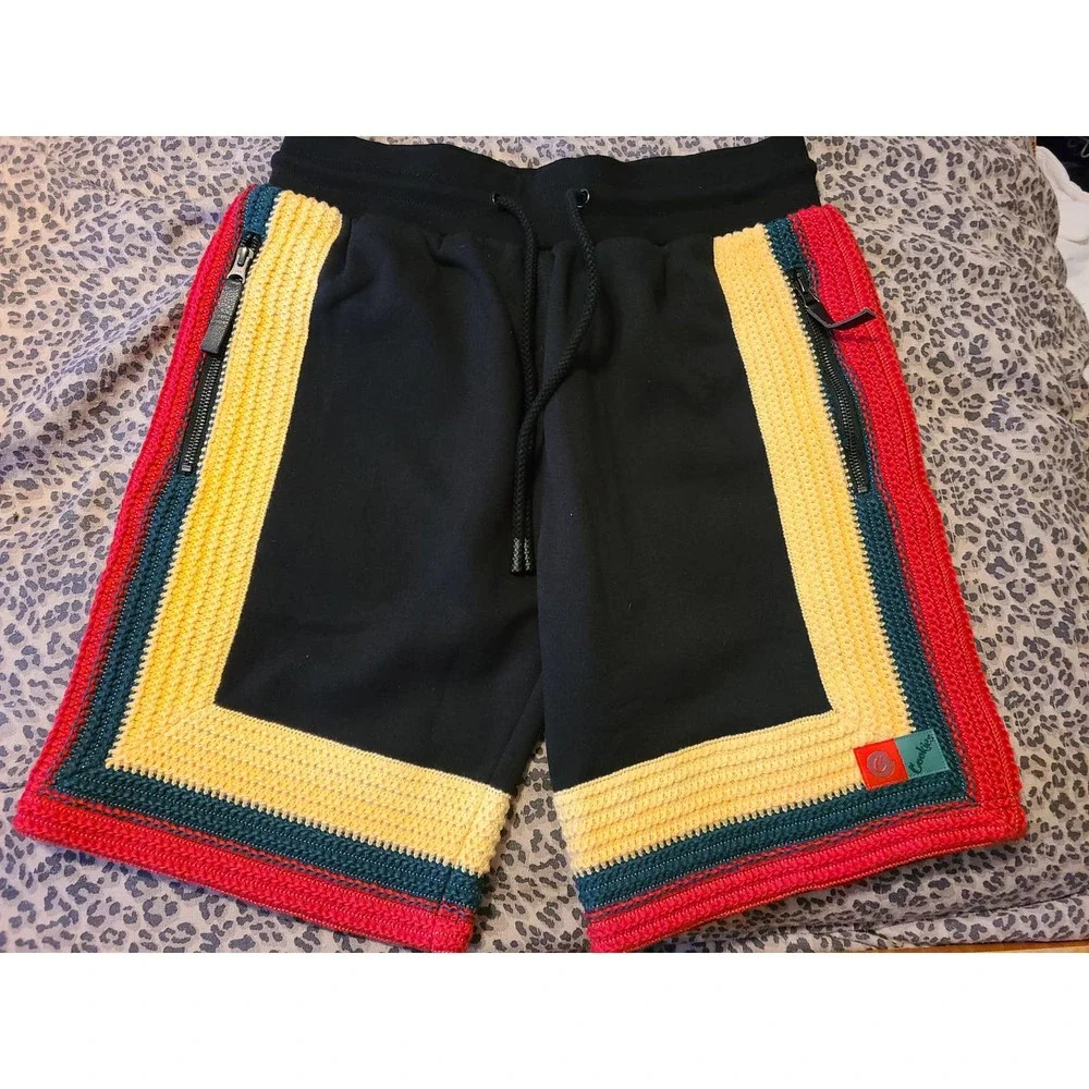 Cookies Shorts Men's Medium Elastic Waist Drawstring Pull On Casual Wear (O)